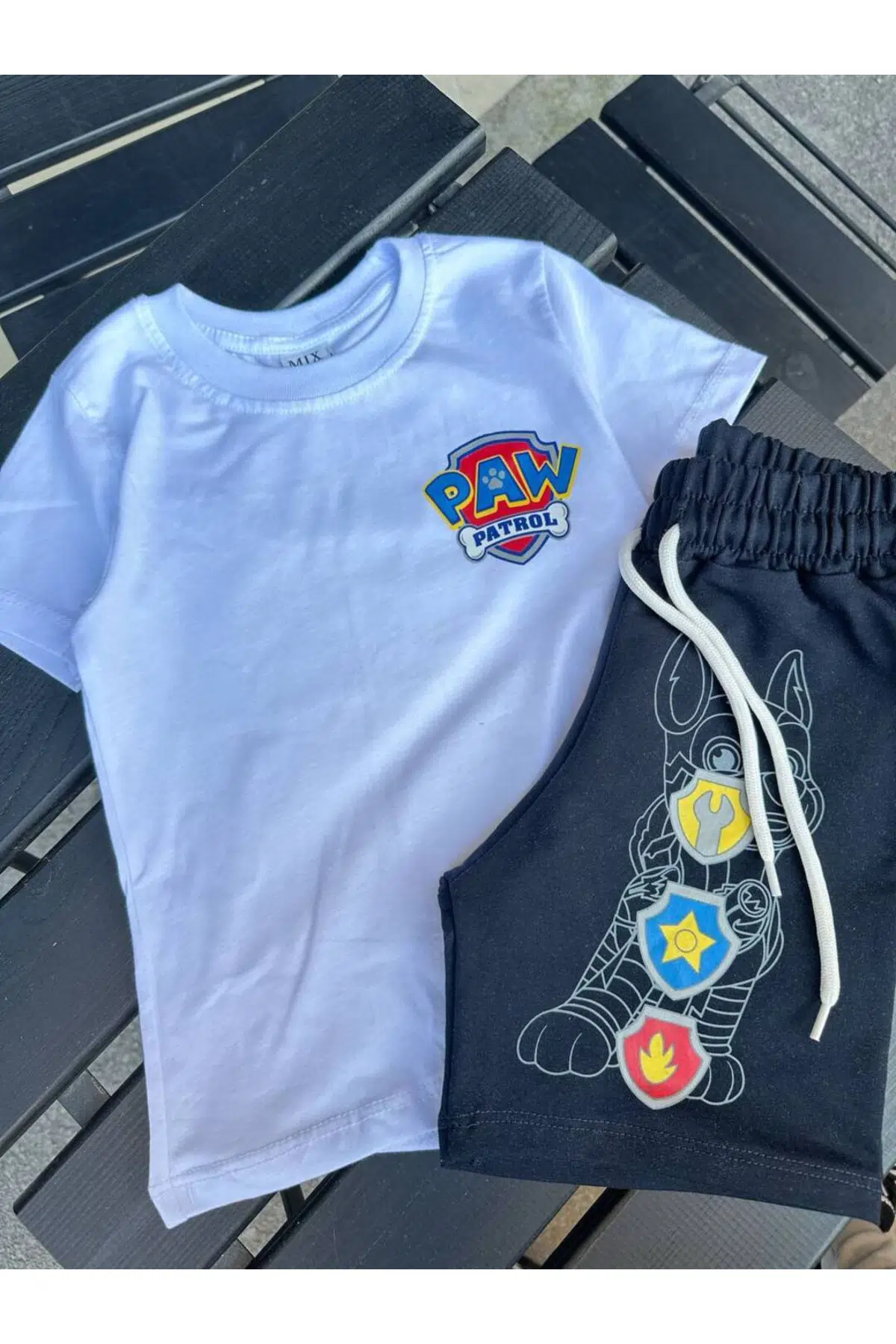Paw Patrol Karakter Baskılı Erkek Şortlu Takım Alt Üst